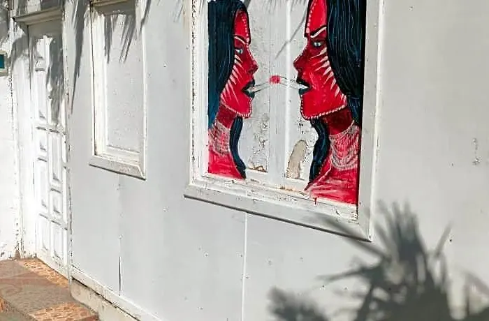 דירה Bedouina House דהב
